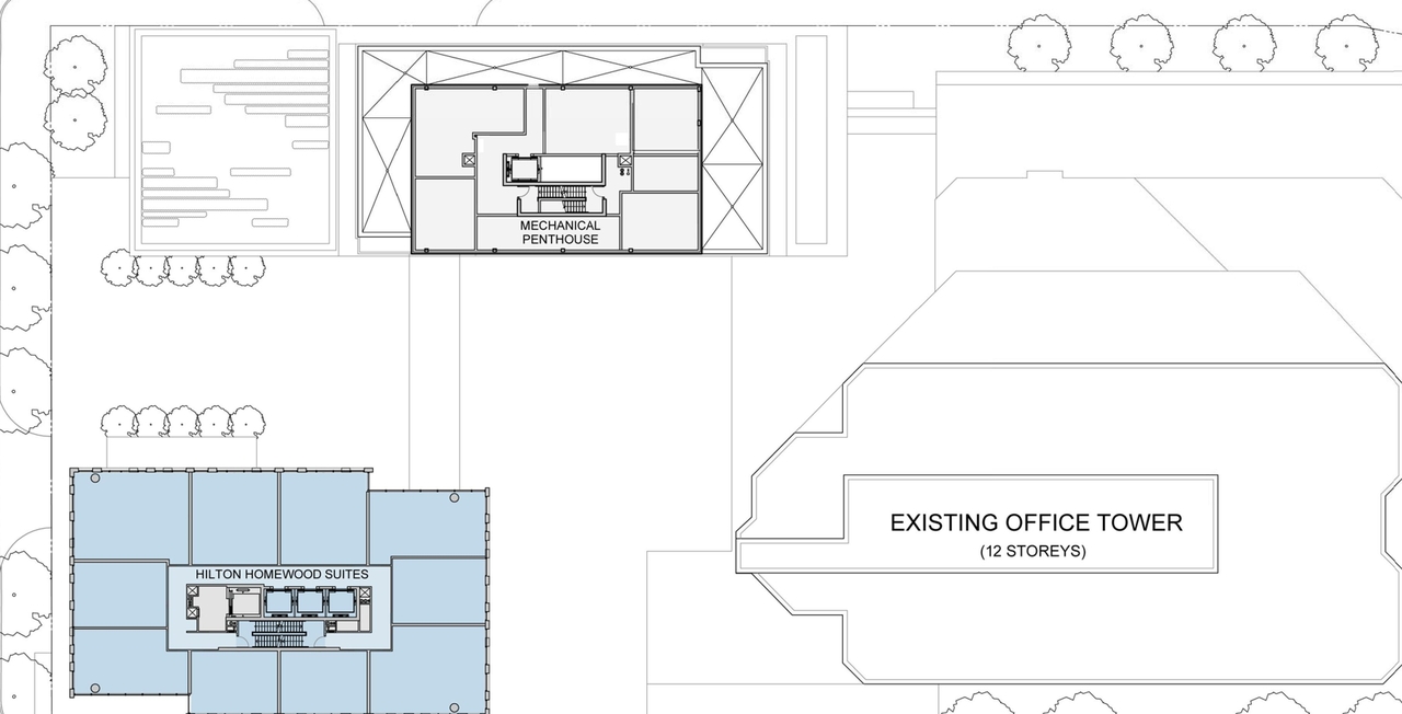 Construction site plan for project from page 55 of the file 'D07-12-15-0117 Design Brief'