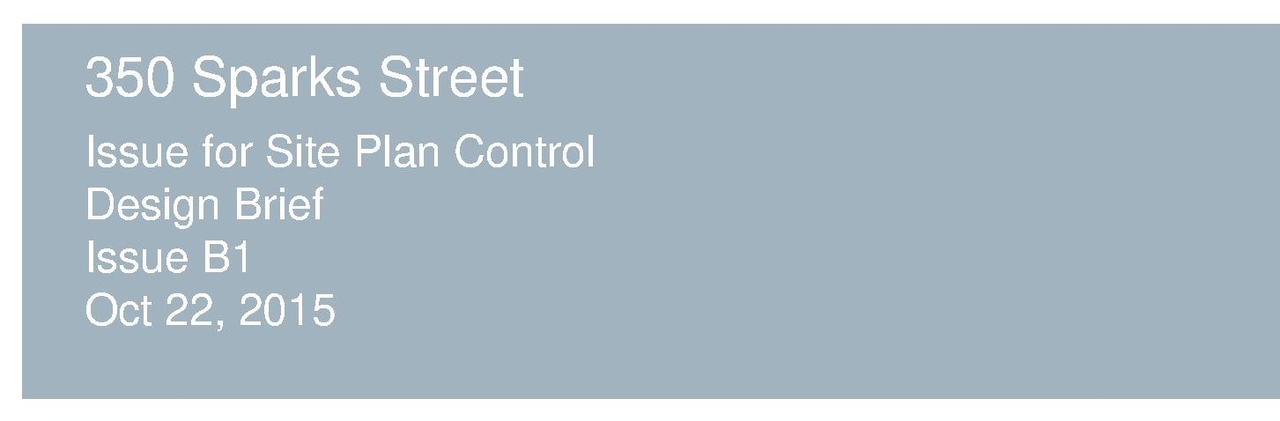 Construction site plan for project from page 1 of the file 'D07-12-15-0117 Design Brief REVISION 1'