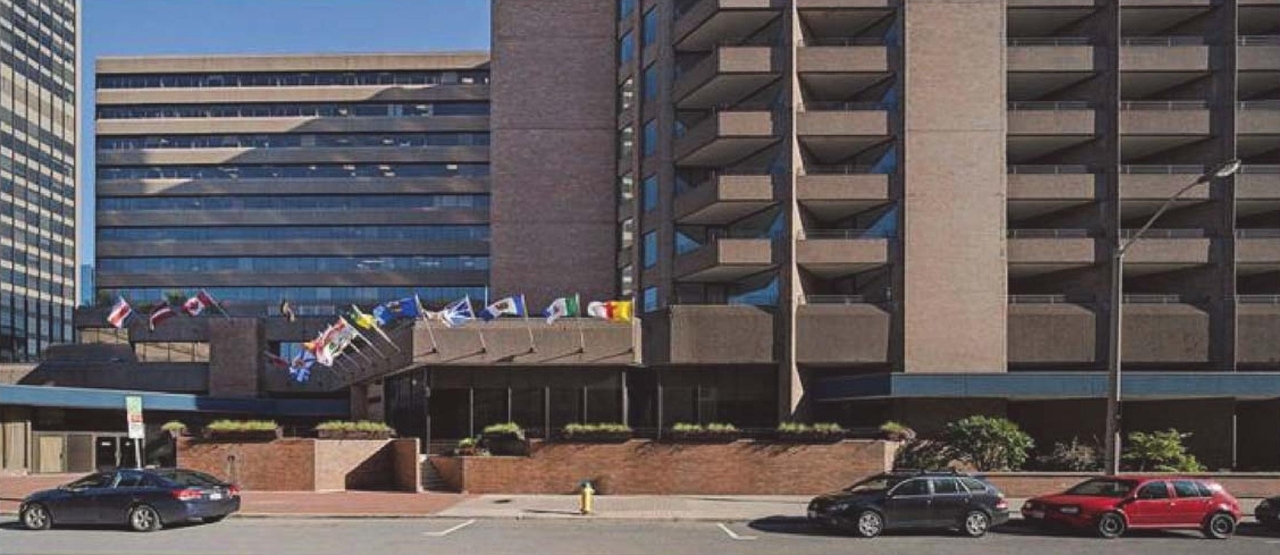 Rendering of building from page 10 of the file 'D07-12-15-0117 Design Brief REVISION 1'