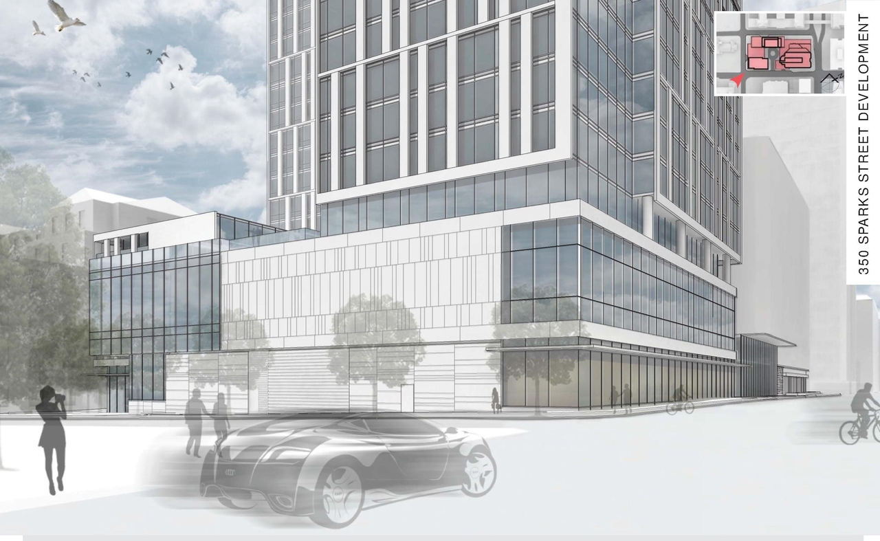 Rendering of building from page 30 of the file 'D07-12-15-0117 Design Brief REVISION 1'