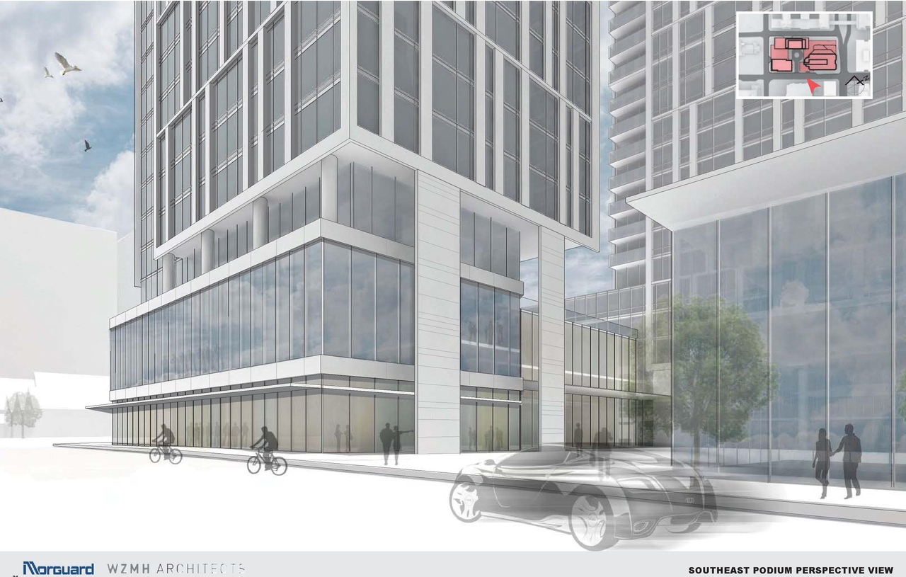 Rendering of building from page 31 of the file 'D07-12-15-0117 Design Brief REVISION 1'