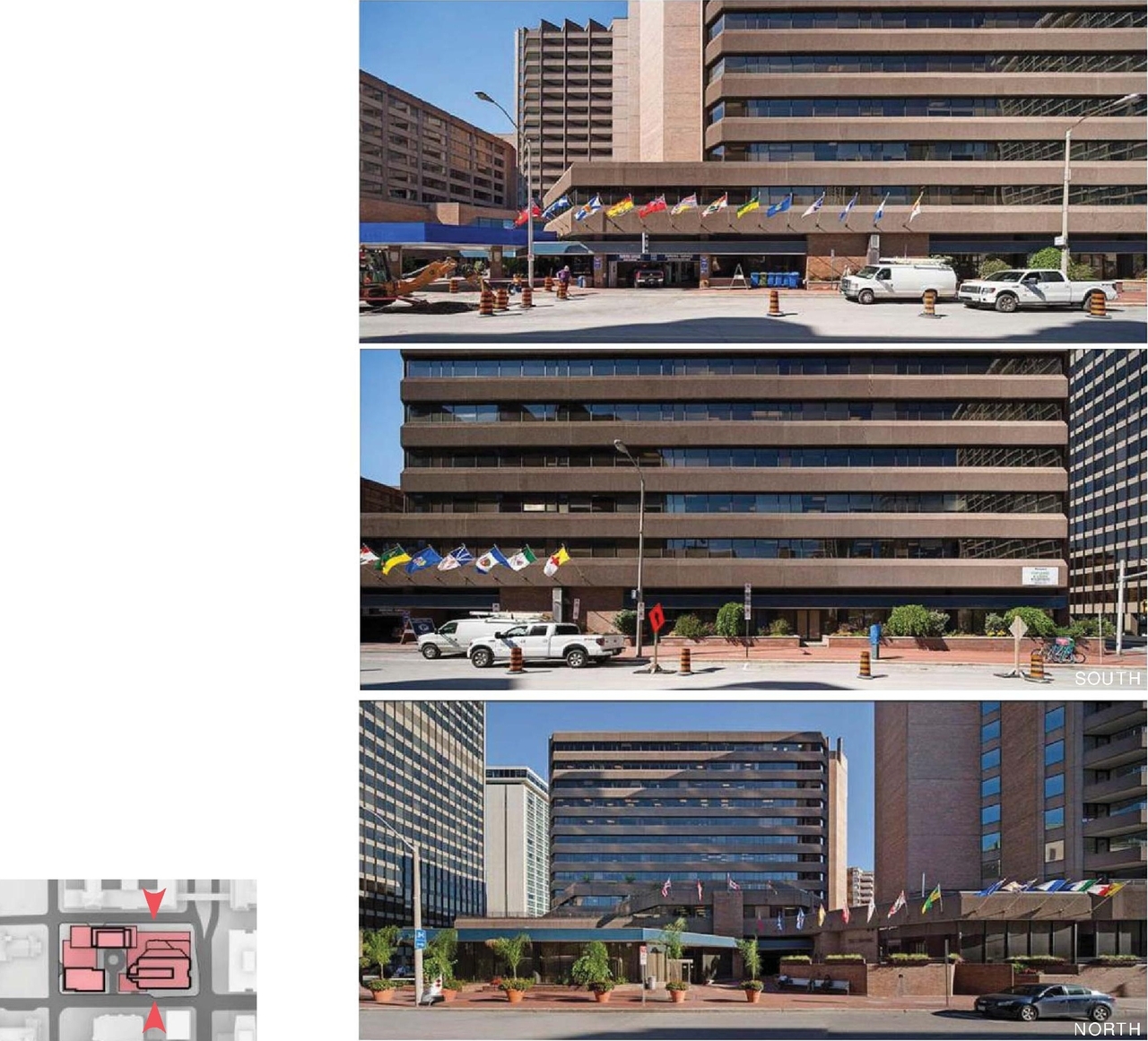 Rendering of building from page 9 of the file 'D07-12-15-0117 Design Brief REVISION 1'