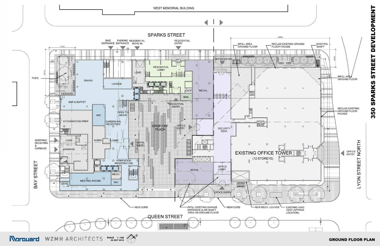 Construction site plan for project from page 3 of the file 'D07-12-15-0117 UDRP Submission'