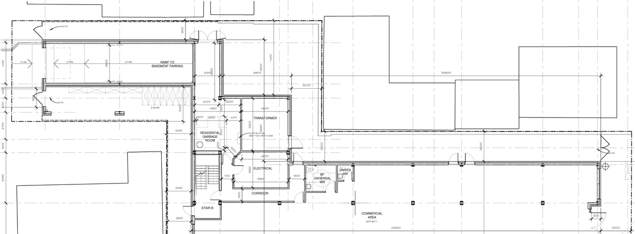 Floor plan for project from page 3 of the file 'October 2016 - D07-12-16-0045 - Floor Plans & Elevations'