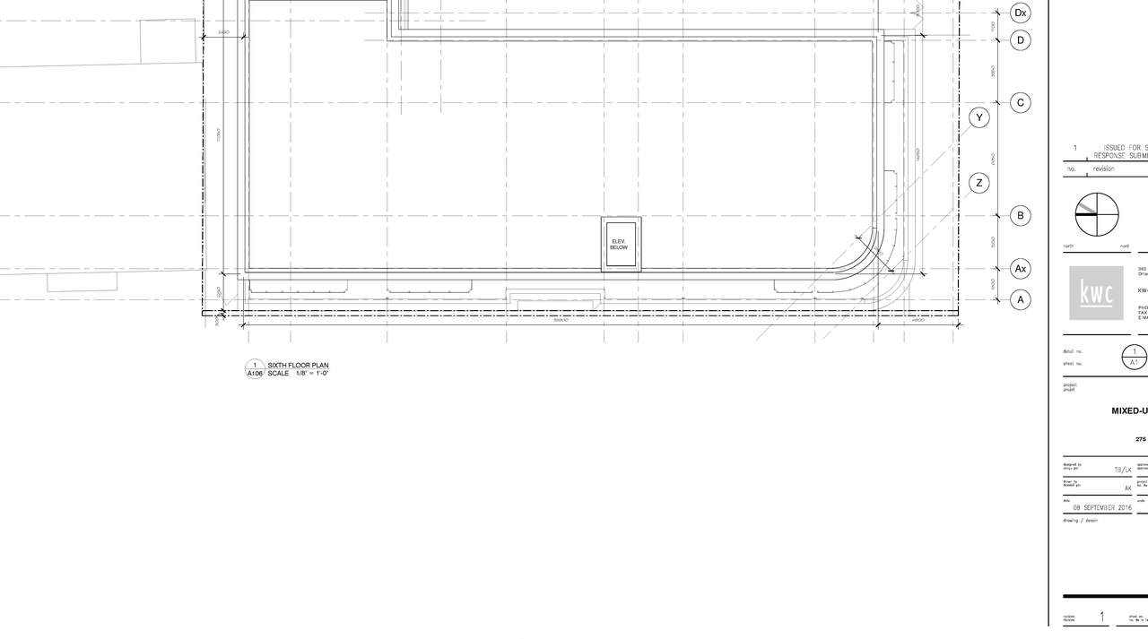 Floor plan for project from page 7 of the file 'October 2016 - D07-12-16-0045 - Floor Plans & Elevations'