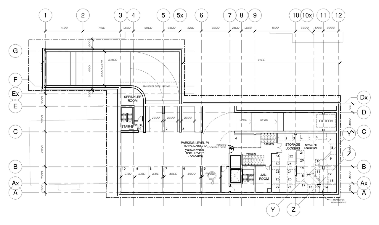 Floor plan for project from page 31 of the file 'D07-12-16-0045 Urban Design Review Panel Submission'