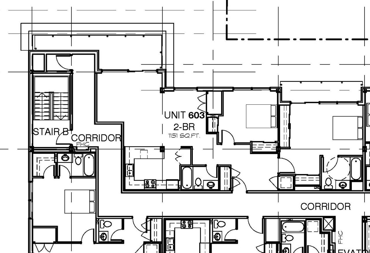 Floor plan for project from page 35 of the file 'D07-12-16-0045 Urban Design Review Panel Submission'