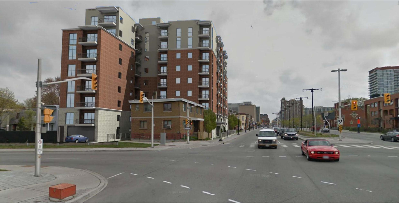 Rendering of building from page 42 of the file 'D07-12-16-0045 Urban Design Review Panel Submission'