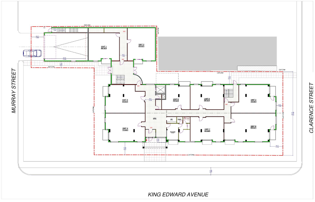 Construction site plan for project from page 44 of the file 'D07-12-16-0045 Urban Design Review Panel Submission'