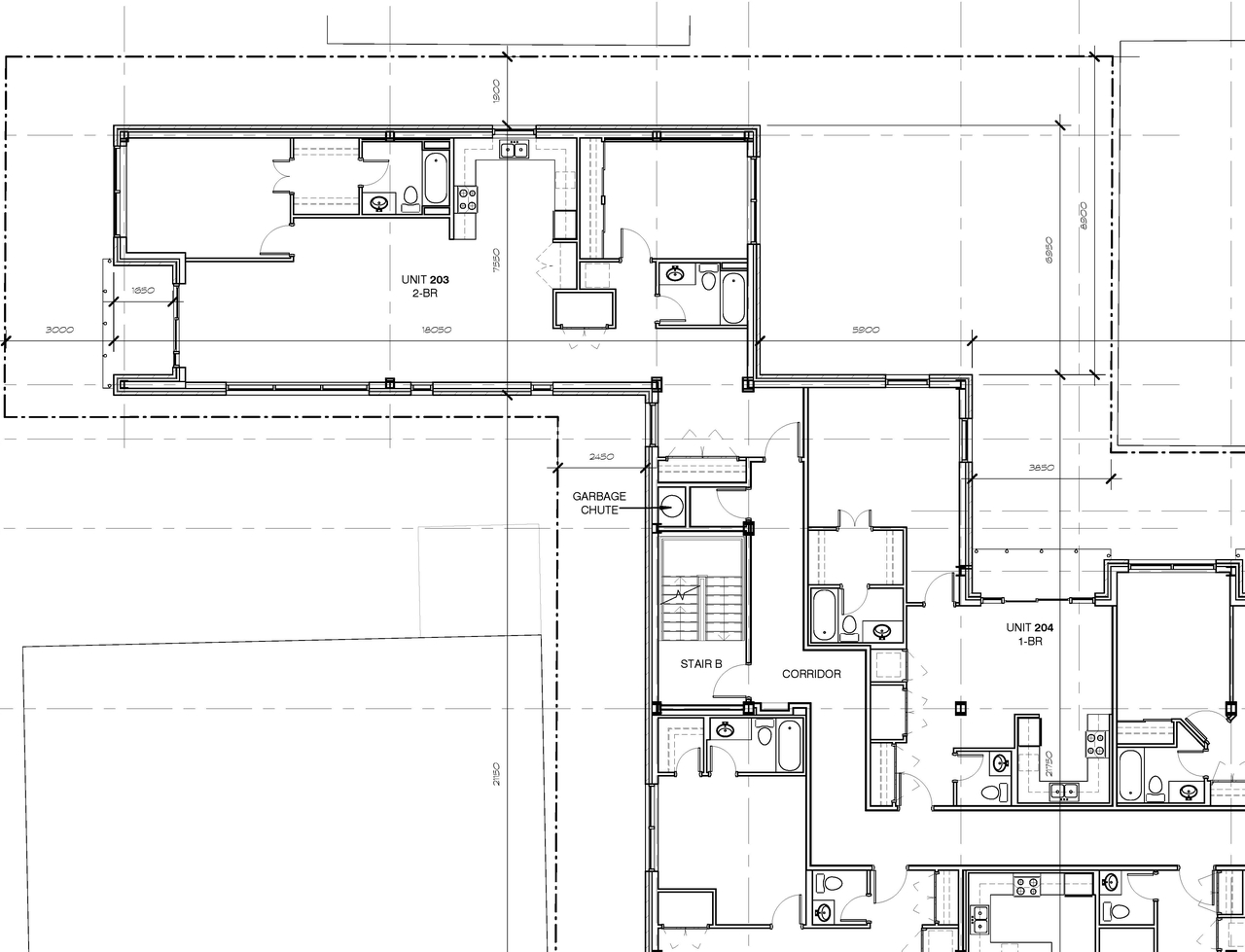 Floor plan for project from page 4 of the file 'D07-12-16-0045 Floor Plans'