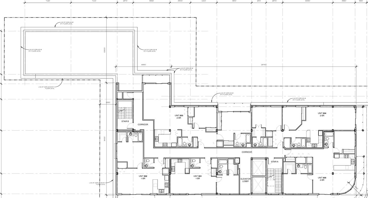 Floor plan for project from page 5 of the file 'D07-12-16-0045 Floor Plans'