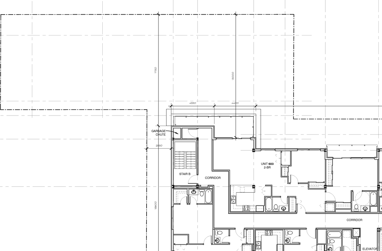 Floor plan for project from page 6 of the file 'D07-12-16-0045 Floor Plans'