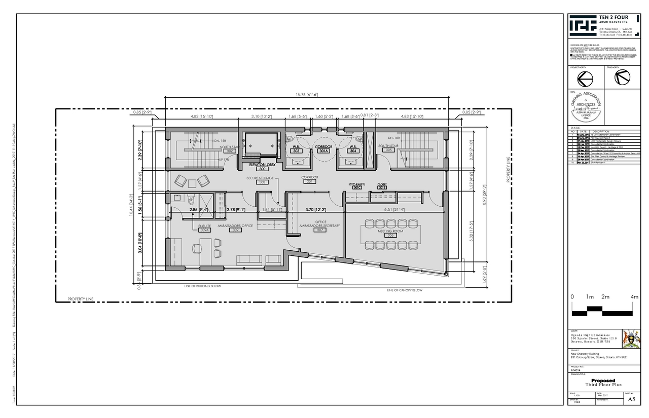 Floor plan for project from page 4 of the file 'Nov 2017 Revsied Floor Plans and Elevations'
