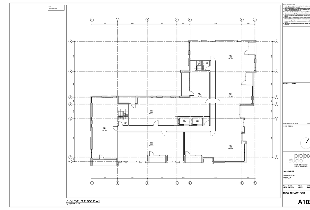 Floor plan for project from page 2 of the file '2018-01-15 - Floor Plans - D07-12-17-0169'