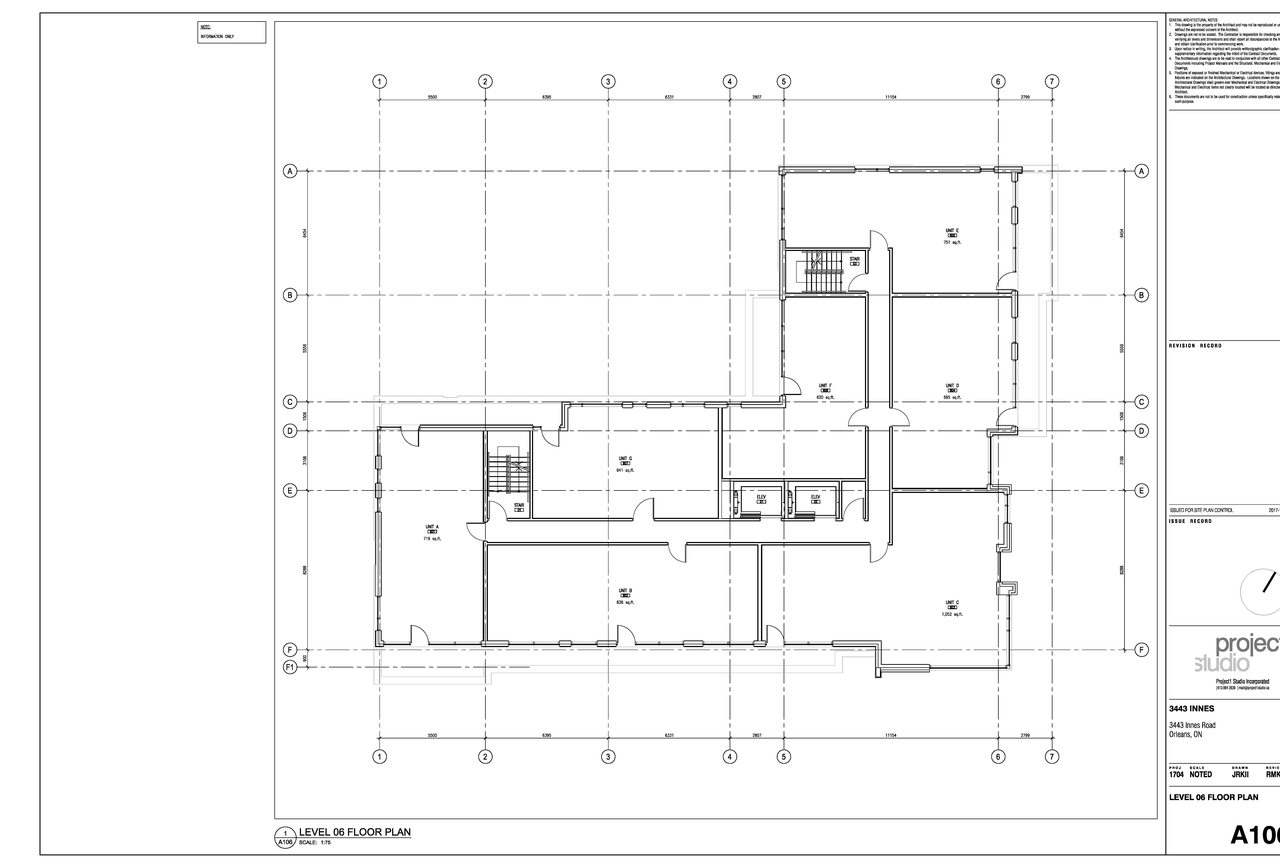 Floor plan for project from page 6 of the file '2018-01-15 - Floor Plans - D07-12-17-0169'