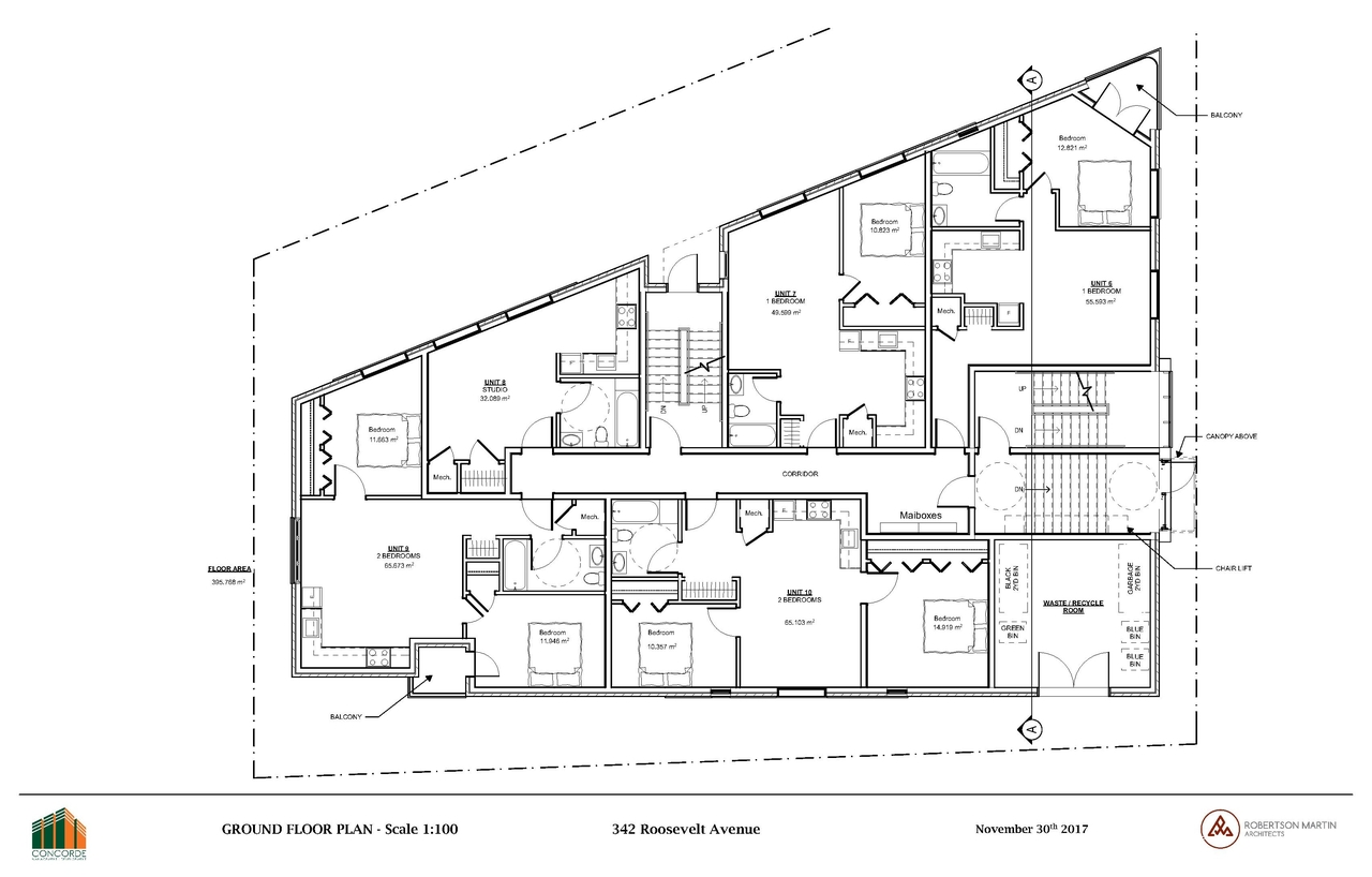 Floor plan for project from page 1 of the file '2018_01_25 - Ground Floor Plan - D07-12-17-0719 & D02-02-17-0131'