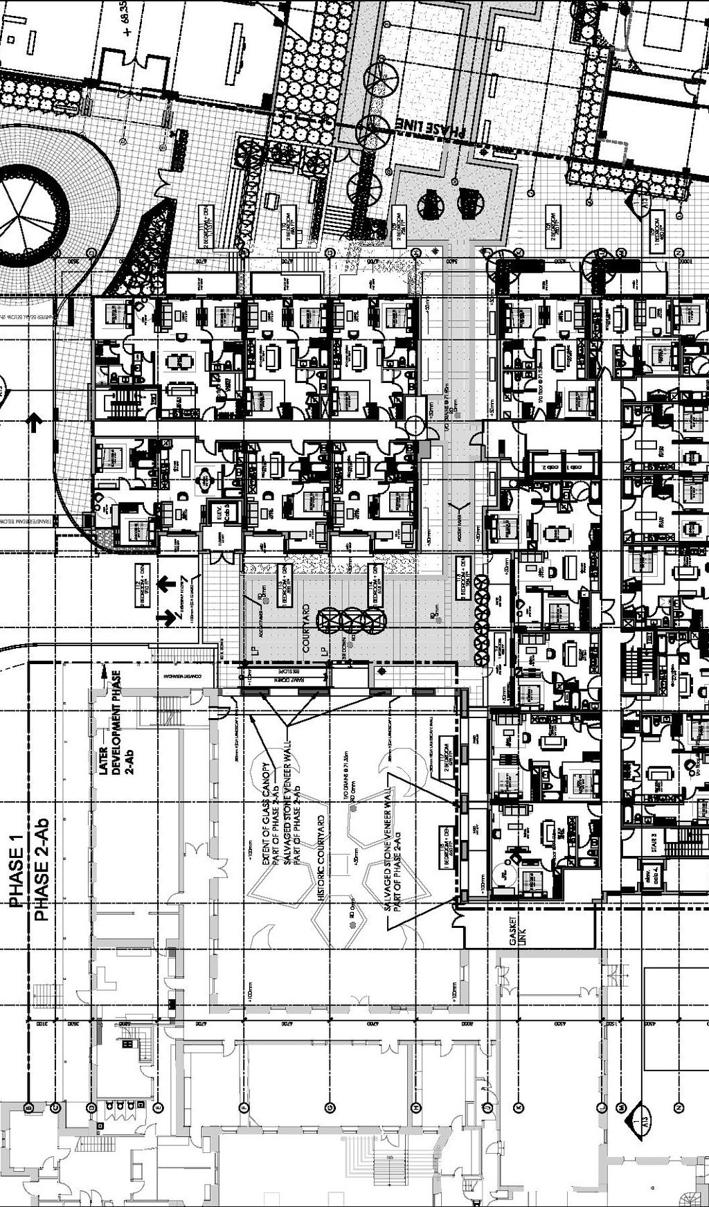 Construction site plan for project from page 12 of the file '2022-11-17 - Design Brief - D07-12-18-0080'