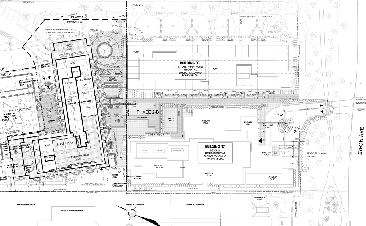 Construction site plan for project from page 1 of the file '2022-11-17 - Detail Site and Floor Plans - D07-12-18-0080'