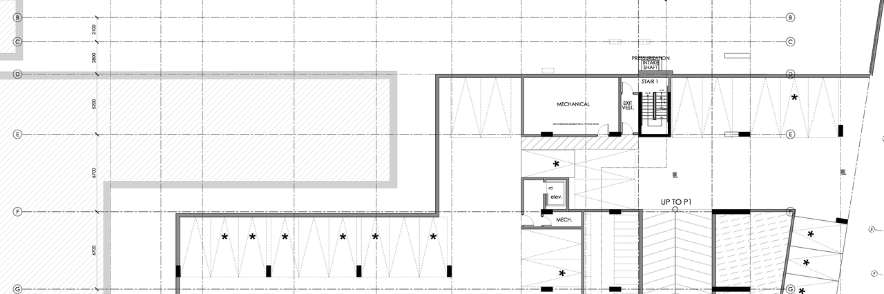 Floor plan for project from page 4 of the file '2022-11-17 - Detail Site and Floor Plans - D07-12-18-0080'