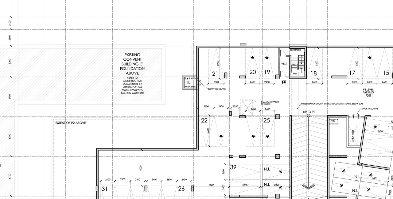 Construction site plan for project from page 1 of the file '2023-05-09 - Floor Plans - D07-12-18-0080'