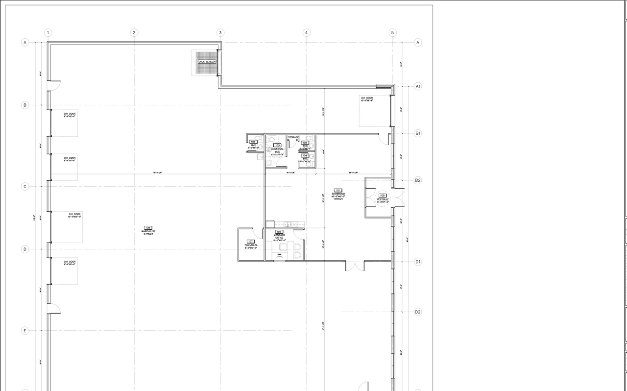 Construction site plan for project from page 1 of the file '2019-01-16 - Floor Plan Building B - D07-12-18-0205'