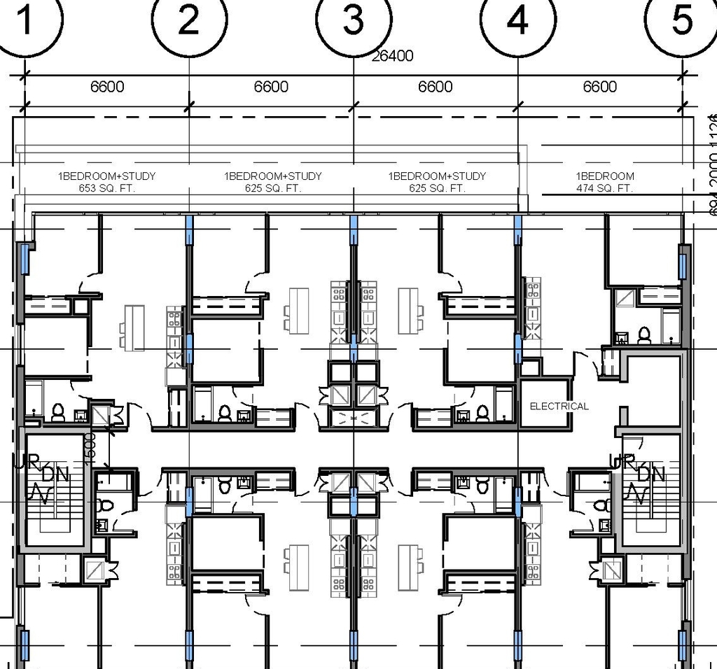 Floor plan for project from page 10 of the file '2019-10-28 - Design Brief - Urban Design Review Panel - D07-12-19-0054'