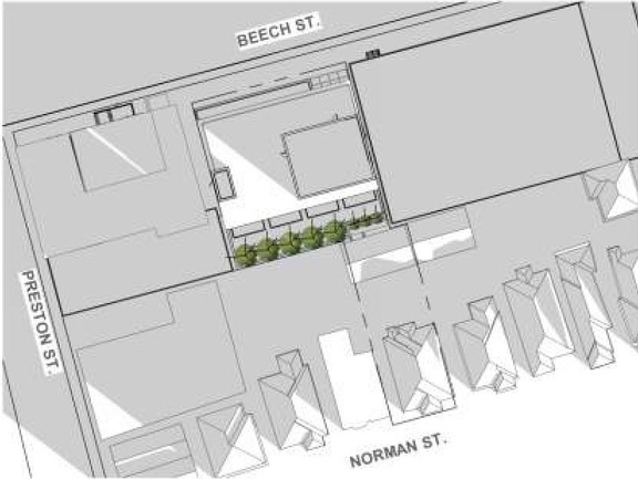 Construction site plan for project from page 16 of the file '2019-10-28 - Design Brief - Urban Design Review Panel - D07-12-19-0054'
