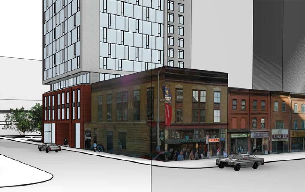 Rendering of building from page 22 of the file '2019-06-03 - Design Brief'