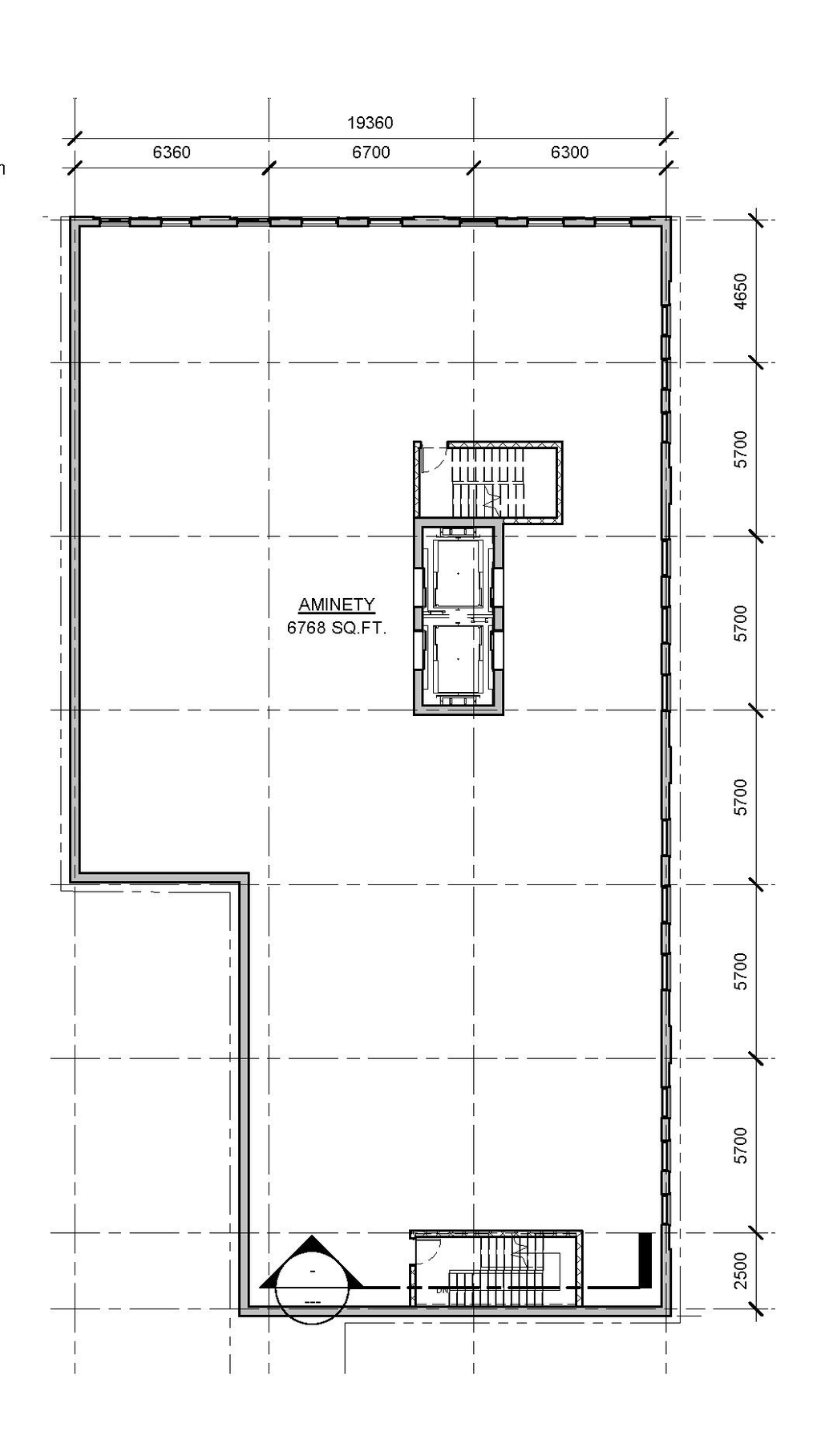 Floor plan for project from page 30 of the file '2019-06-03 - Design Brief'