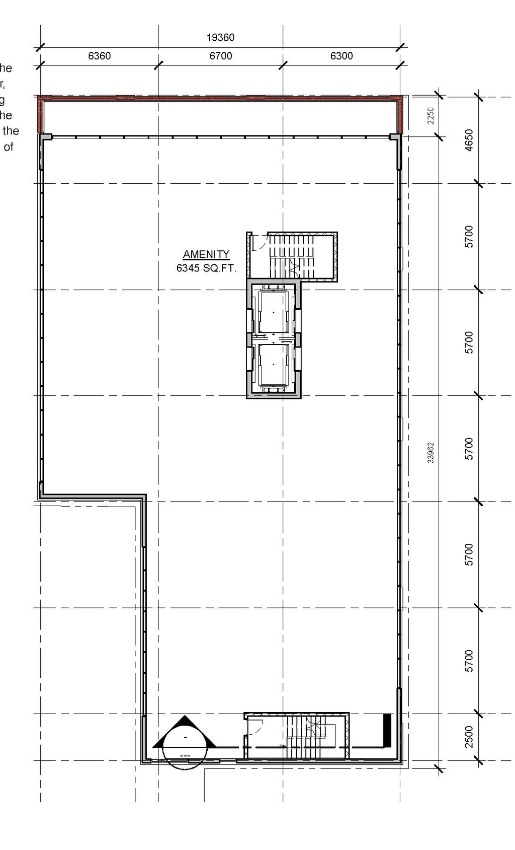 Floor plan for project from page 31 of the file '2019-06-03 - Design Brief'
