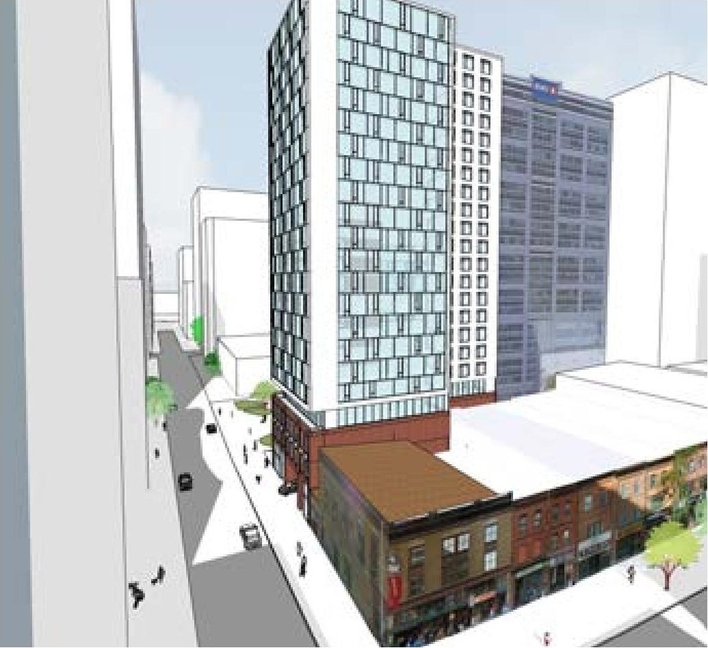 Rendering of building from page 34 of the file '2019-06-03 - Design Brief'