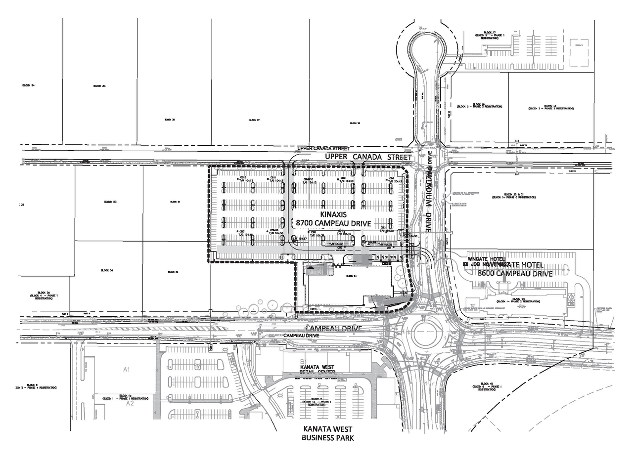 Construction site plan for project from page 14 of the file '2019-11-05 - Design Brief - D07-12-19-0122'