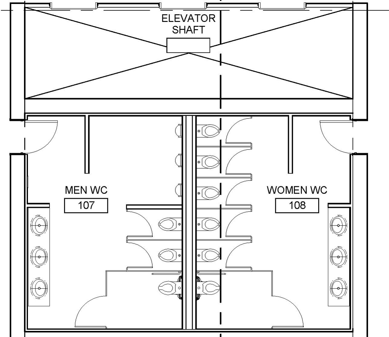 Floor plan for project from page 1 of the file '2019-07-17 - Floor Plans & Elevations - D07-12-19-0122'