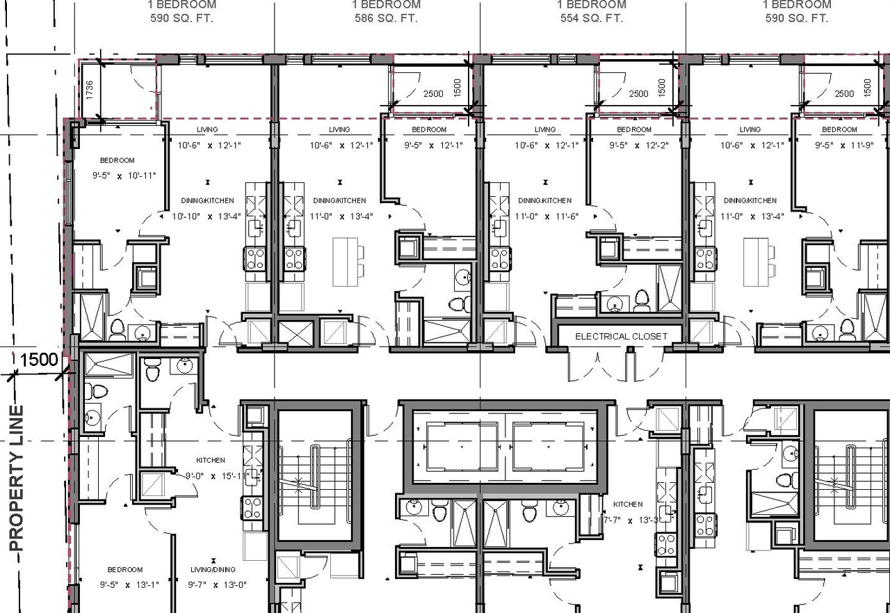 Floor plan for project from page 24 of the file '2019-08-12 - Design Brief - D07-12-19-0126'