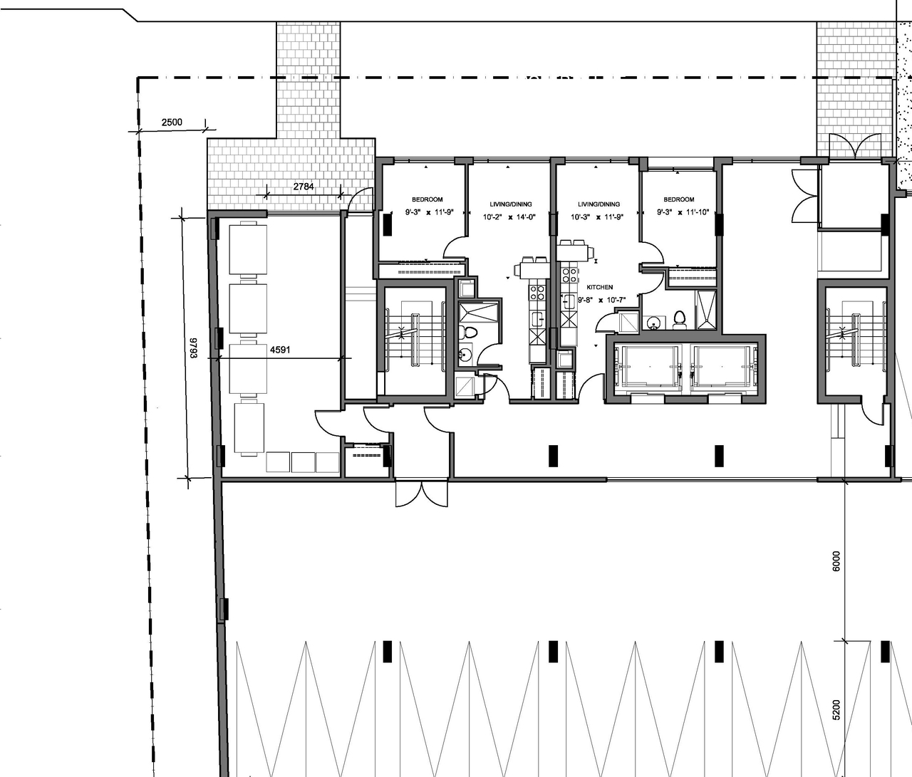 Floor plan for project from page 1 of the file '2020-02-06 - Sub 2 Floor Plans - D07-12-19-0126'