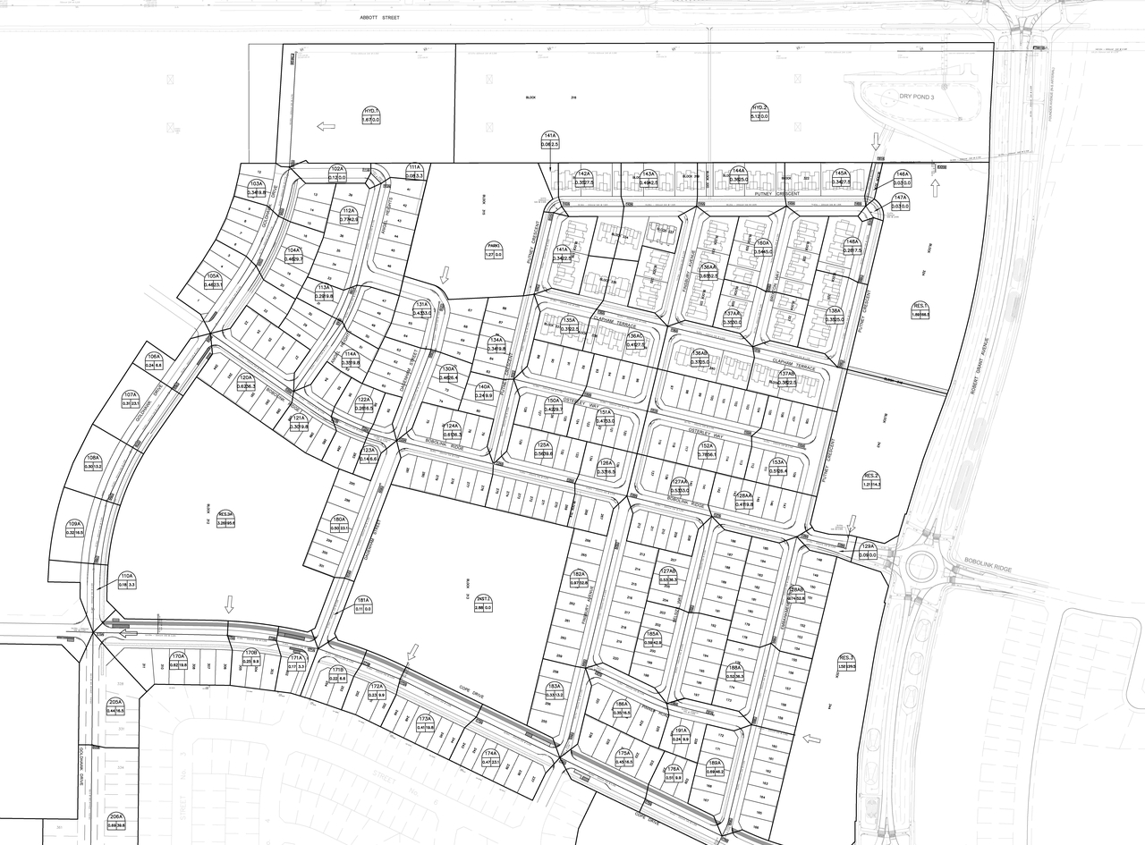 Construction site plan for project from page 124 of the file '20190808 - Design Brief - D07-12-19-0144'