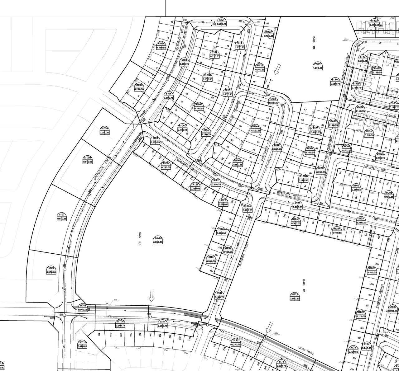 Construction site plan for project from page 133 of the file '20190808 - Design Brief - D07-12-19-0144'