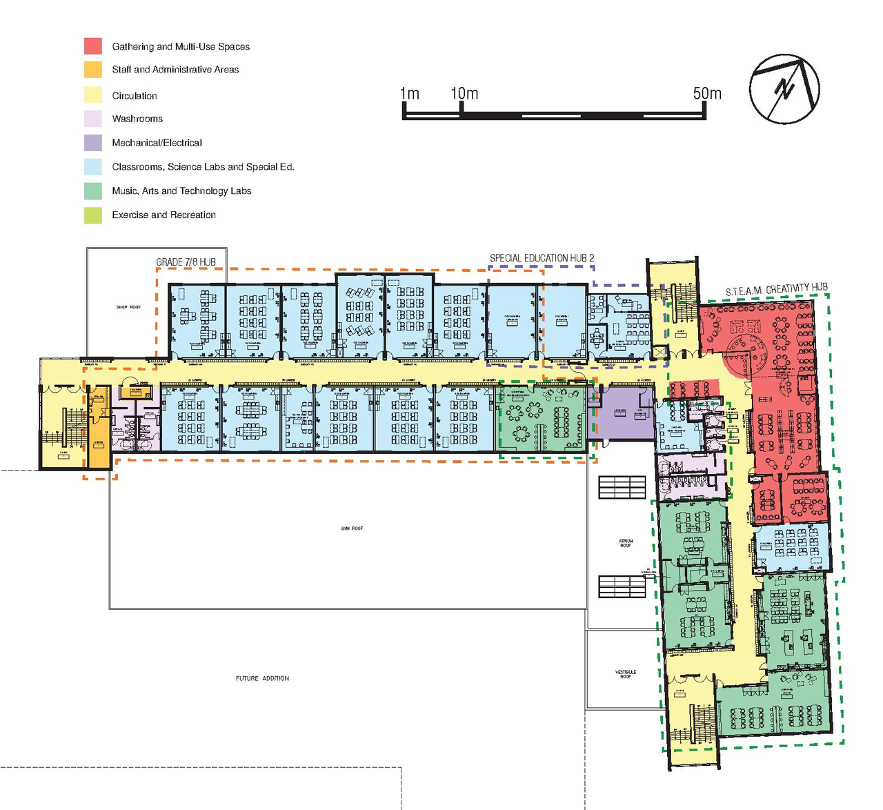 Construction site plan for project from page 31 of the file '20191218 - Planning Rationale & Design Brief - D07-12-19-0144'