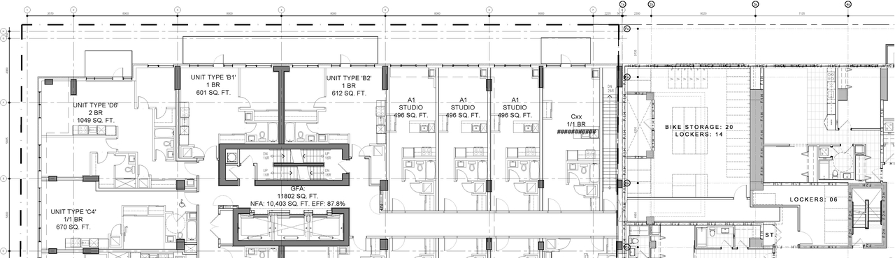 Floor plan for project from page 1 of the file '2020-07-17 - Floor Plans A-2 - D07-12-19-0176'