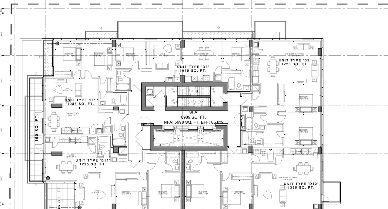 Construction site plan for project from page 1 of the file '2020-07-17 - Floor Plans A-2 - D07-12-19-0176'