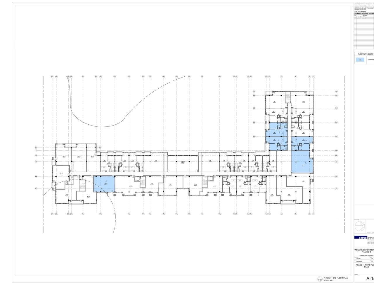 Floor plan for project from page 11 of the file '2021-09-15 - Floor Plans and Elevations and Renderings - D07-12-19-0189'
