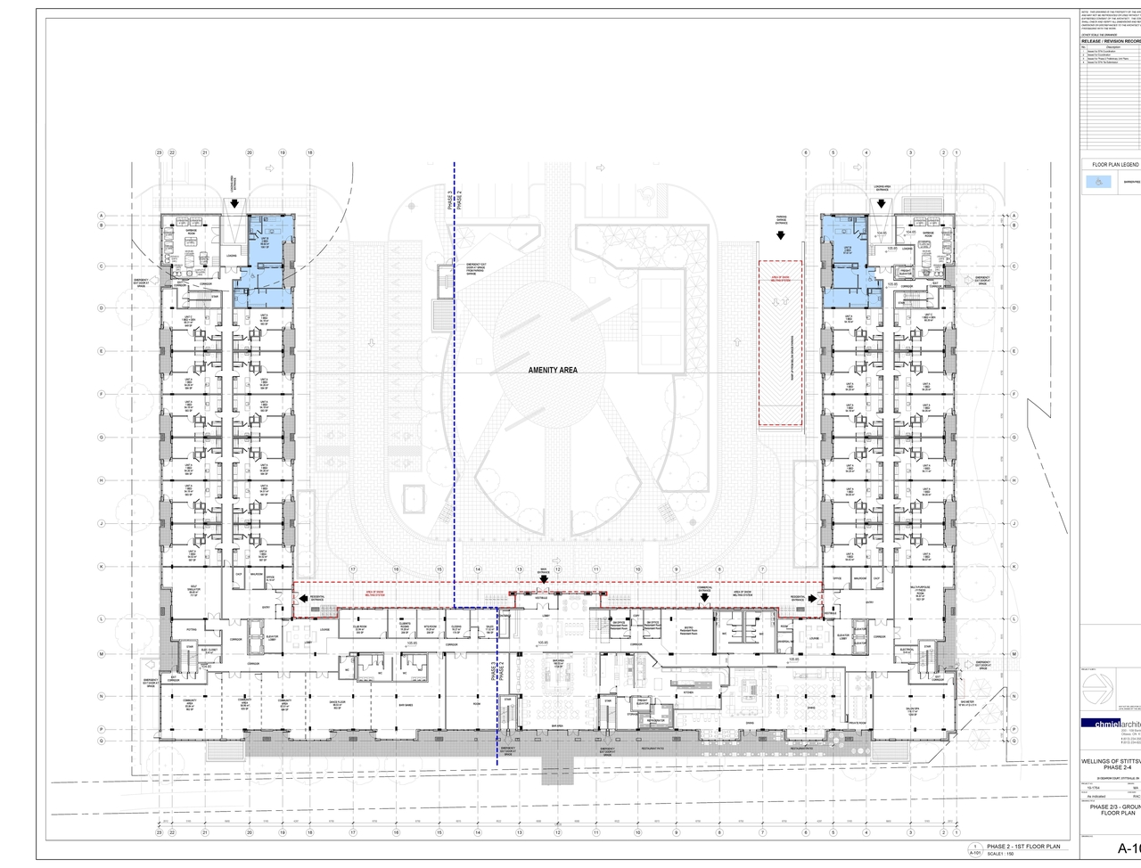 Floor plan for project from page 2 of the file '2021-09-15 - Floor Plans and Elevations and Renderings - D07-12-19-0189'