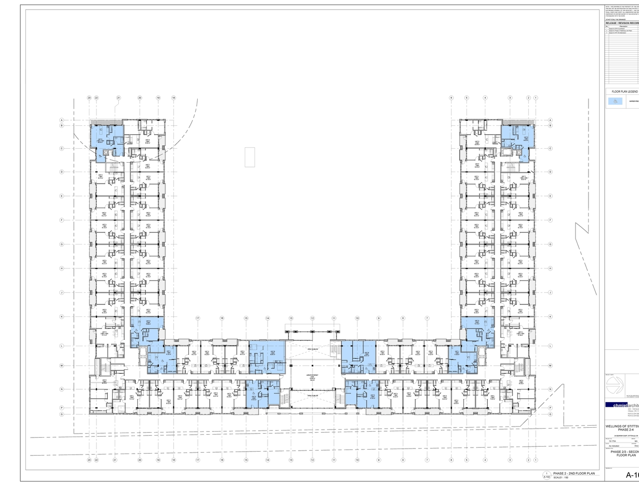 Floor plan for project from page 3 of the file '2021-09-15 - Floor Plans and Elevations and Renderings - D07-12-19-0189'