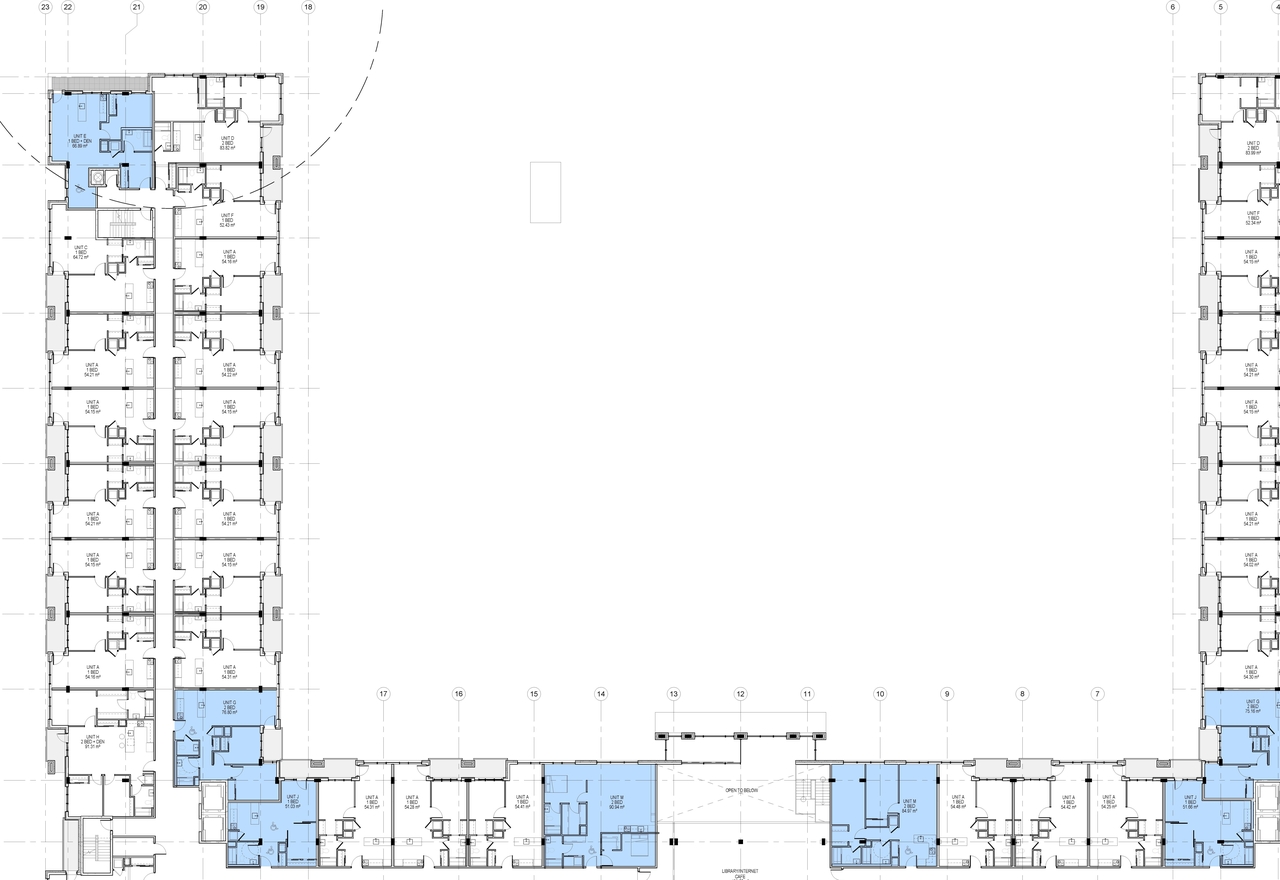 Floor plan for project from page 3 of the file '2021-09-15 - Floor Plans and Elevations and Renderings - D07-12-19-0189'