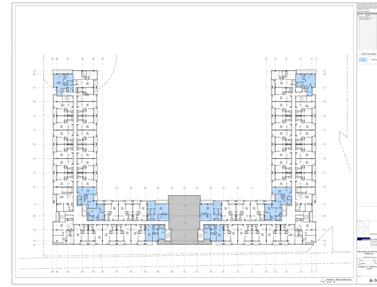 Floor plan for project from page 4 of the file '2021-09-15 - Floor Plans and Elevations and Renderings - D07-12-19-0189'