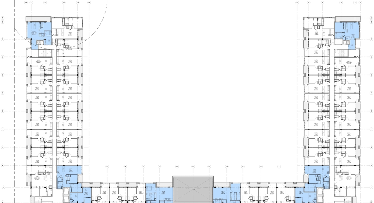 Construction site plan for project from page 4 of the file '2021-09-15 - Floor Plans and Elevations and Renderings - D07-12-19-0189'