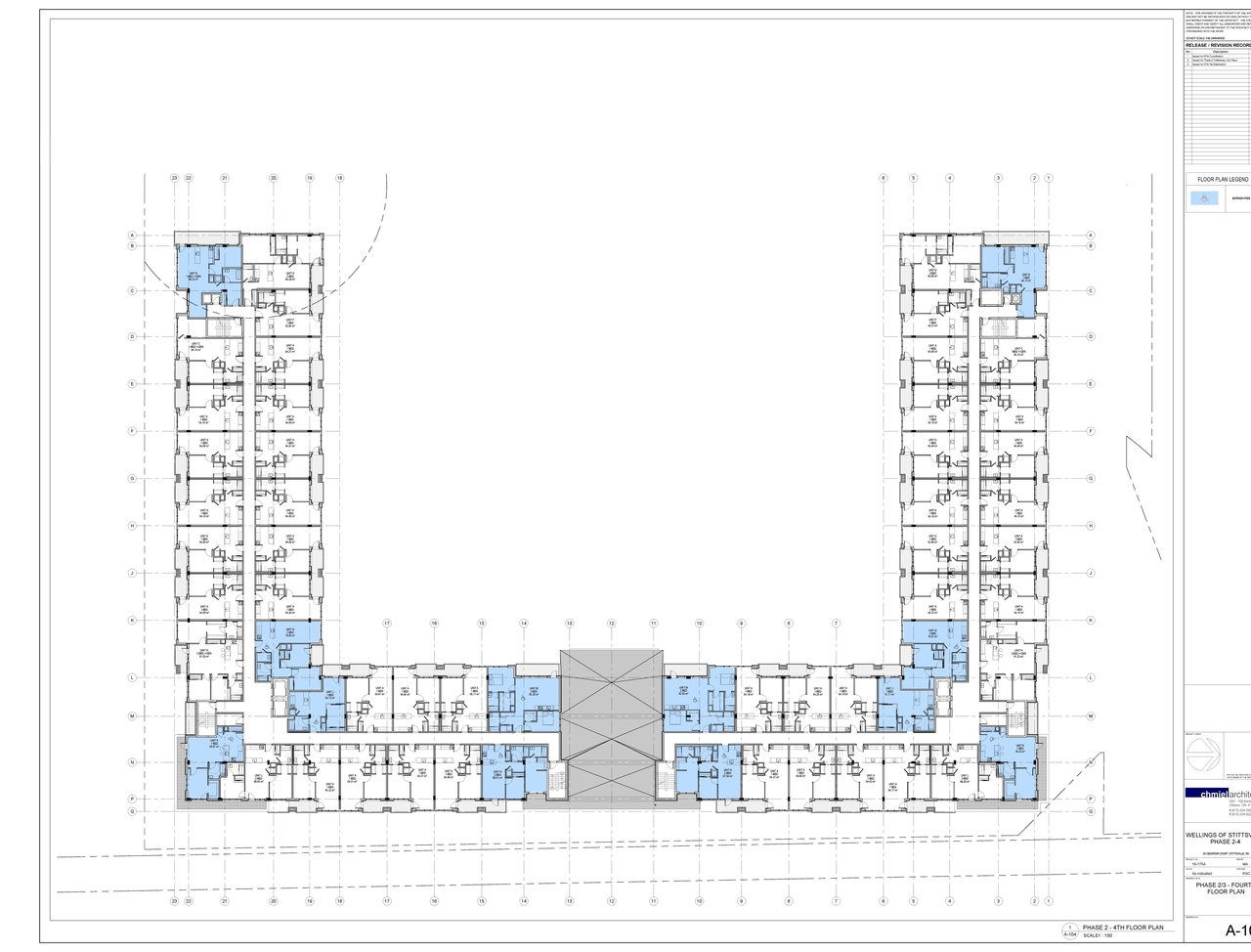 Floor plan for project from page 5 of the file '2021-09-15 - Floor Plans and Elevations and Renderings - D07-12-19-0189'