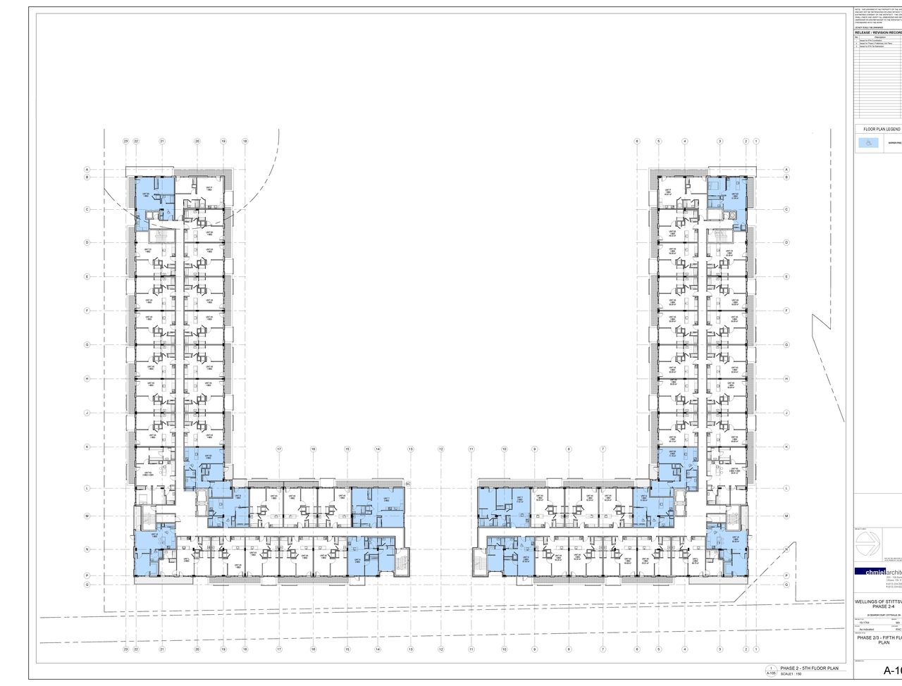 Floor plan for project from page 6 of the file '2021-09-15 - Floor Plans and Elevations and Renderings - D07-12-19-0189'
