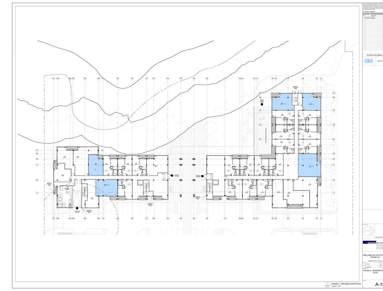 Floor plan for project from page 9 of the file '2021-09-15 - Floor Plans and Elevations and Renderings - D07-12-19-0189'