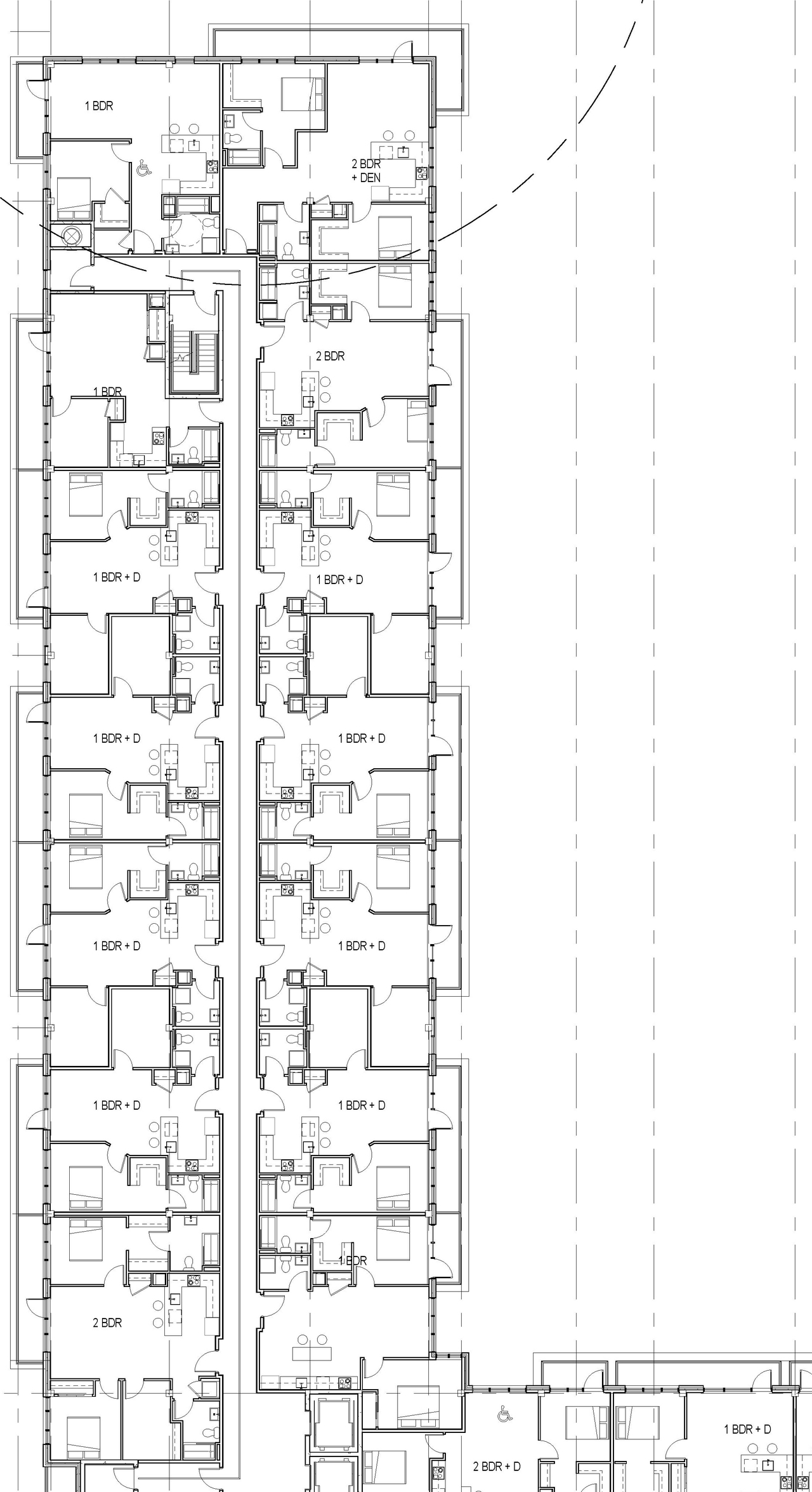 Construction site plan for project from page 5 of the file '2020-06-29 - Ground Floor Plan A-100 - D07-12-19-0189'